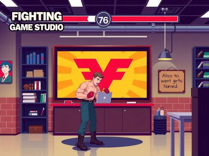 Game development team at Fighting Game Studio